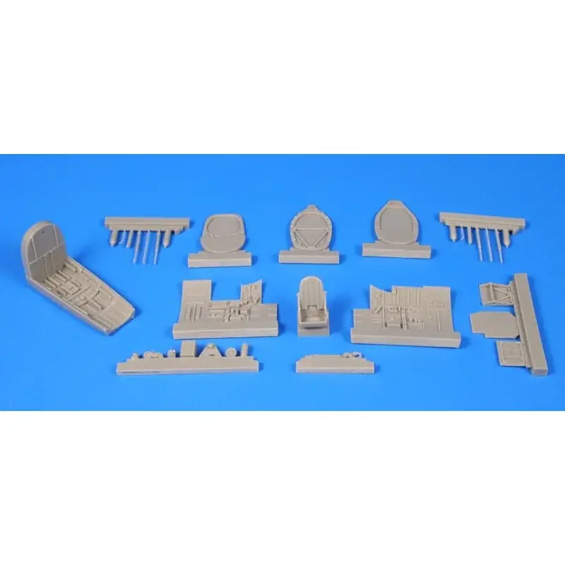 Supermarine Spitfire Mk.I Interior set (designed to be used with Airfix kits) This set offers a whole new cockpit for a model of Shop Nu