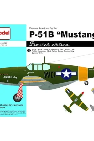 North-American P-51B Mustang 52nd FG, LE Schaalmodel Gereduceerde Prijs