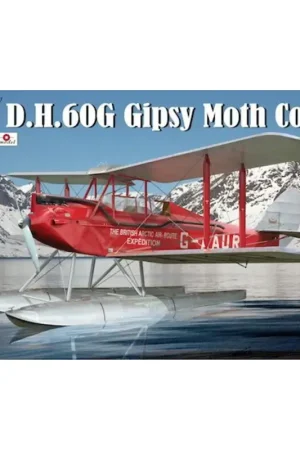 Korting de Havilland DH.60G Gipsy Moth Coupe float plane The British Arctic Air Route Expedition