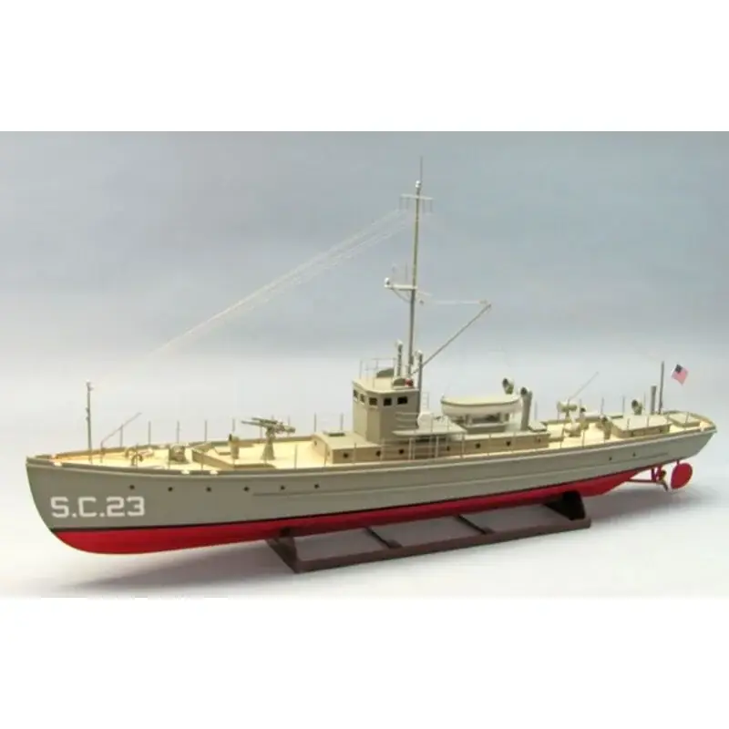 Speciale Aanbieding Sc-1 class sub chaser elektrisch RC boot