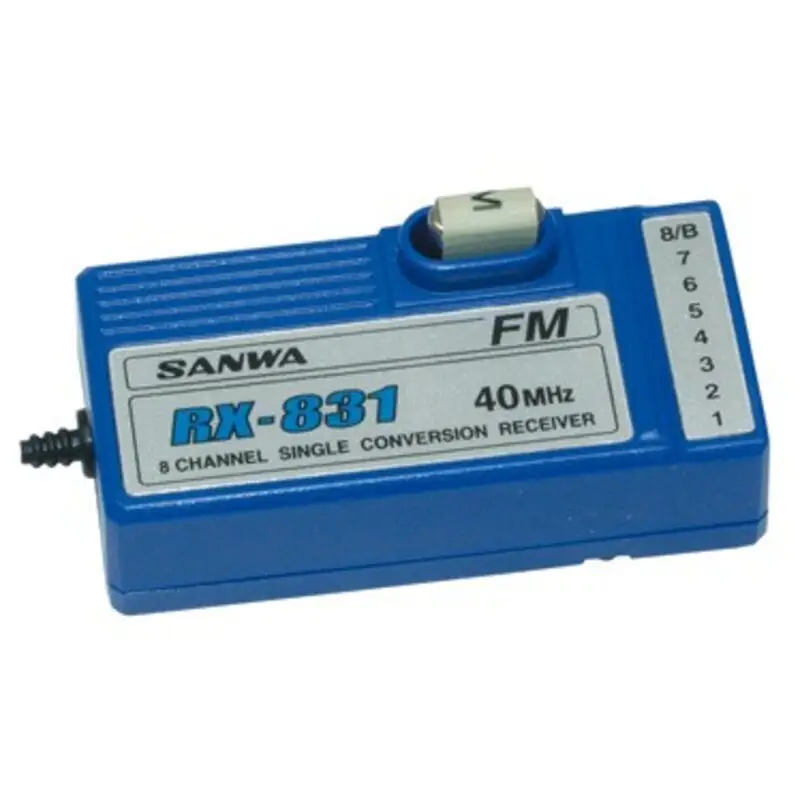 831 receiver rx- 8 way fm Stroomvoorziening Populair