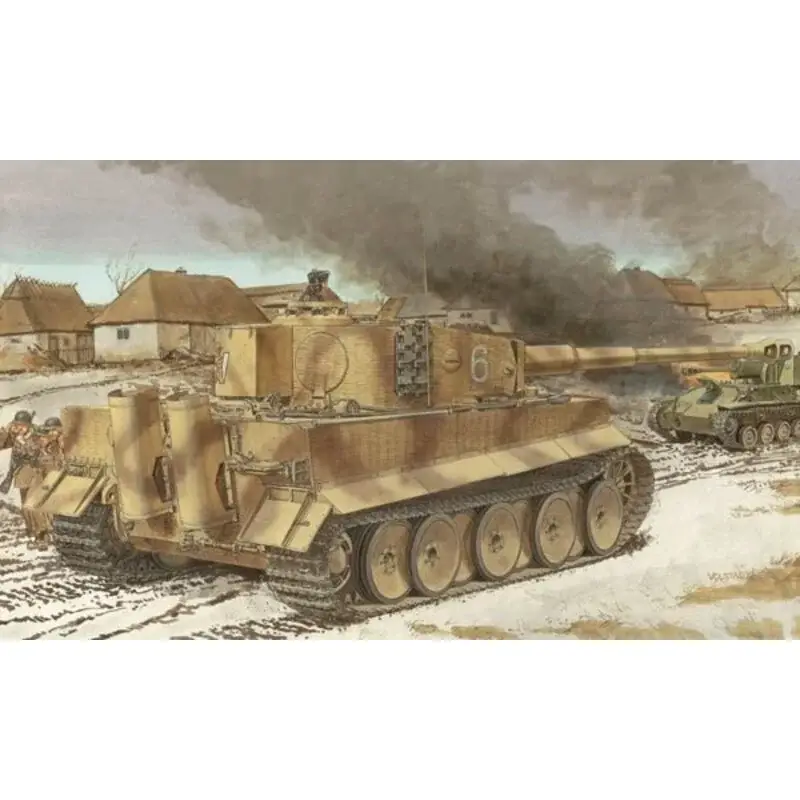 Veilige Betaling Tiger I Middle Prod . Zimmerit Schaalmodel