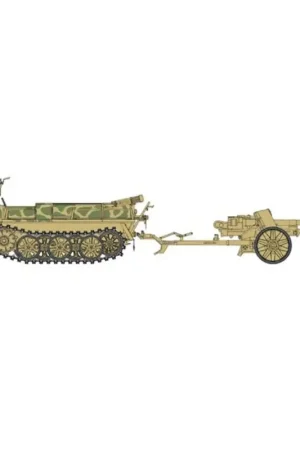 Sd.Kfz.10 Ausf A and PaK 38 Schaalmodel Finale Uitverkoop