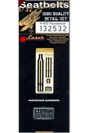Republic P-47D Thunderbolt Seat Belts (laser) (designed to be used with Hasegawa, Revell and Trumpeter kits) Koop Online