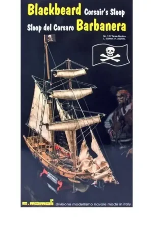 Op = Op BLACKBEARD Corsair Sloop Schaalmodel