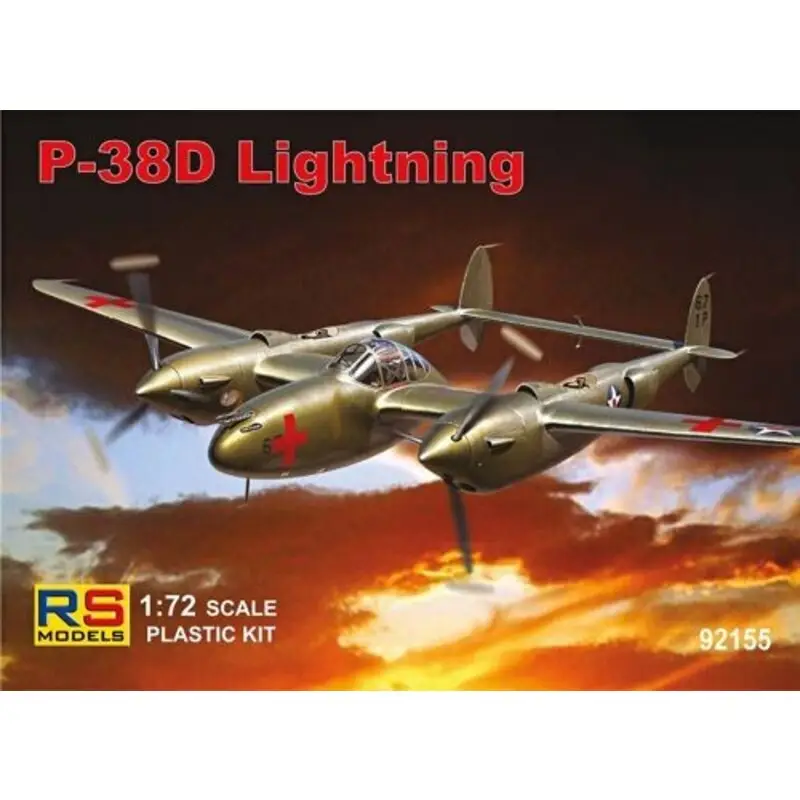 Lockheed Lightning P- 38D Schaalmodel Nieuw