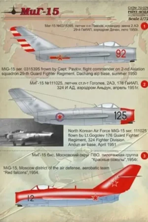 Bestseller Sticker Mikoyan MiG-15