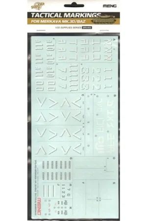 MERKAVA Mk3D/BAZ Tactical Markings Meest Verkocht