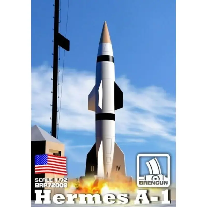 Hermes A1 rocket --- Plastic kit with PE parts Schaalmodel Express Levering