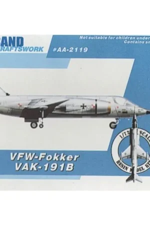 VFW - Fokker VAK - 191B Schaalmodel Beperkt Aanbod