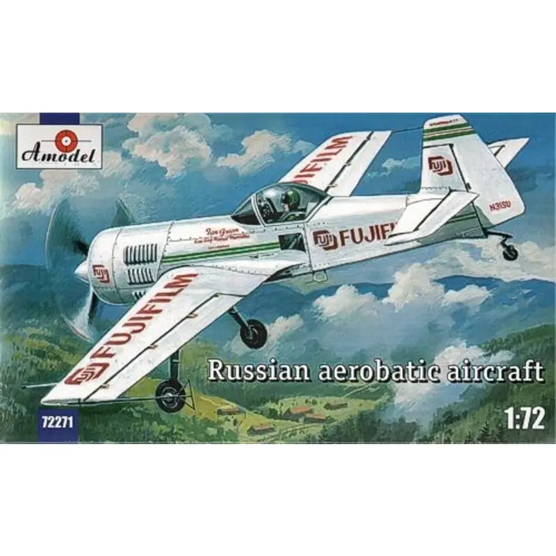 Laatste Versie Sukhoi Su -31 Russian aerobatic aircraft Schaalmodel