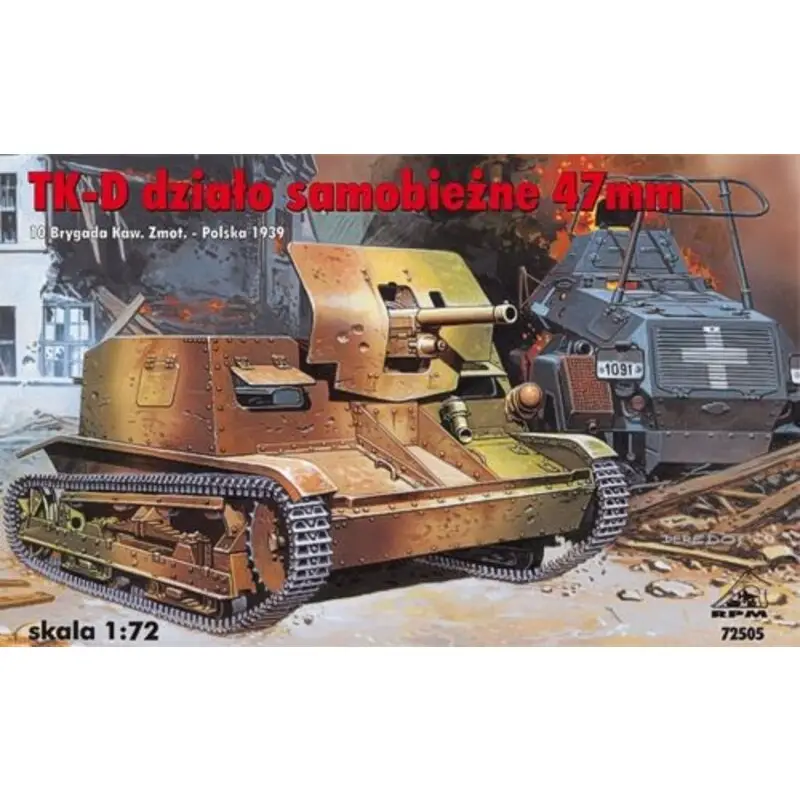 Flitsaanbieding TK- D 47mm Self Propelled Gun Schaalmodel