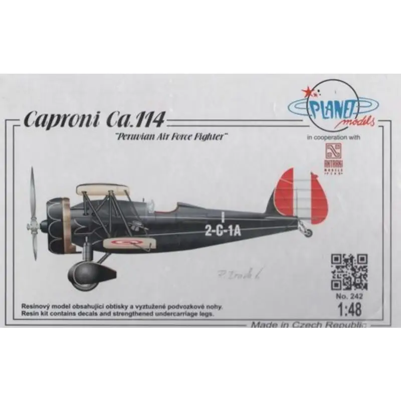 Gratis Retour Caproni Ca.114 Peruvian AF FighterPeru ( and Italy ) , WWII . Full resin kit of an Italian biplane fighter . About did not even