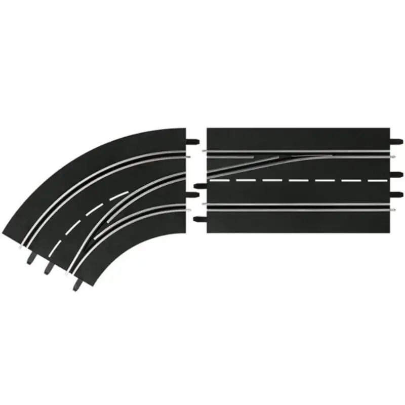 Changing lanes on the left curve , Outdoor - Indoor and 132 Snelle Levering