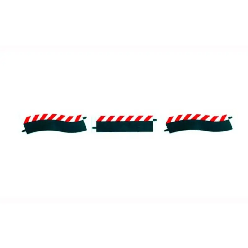 Gereduceerde Prijs External borders for Pit Stop Lane ( shoulder straight / up / down , two end pcs.)