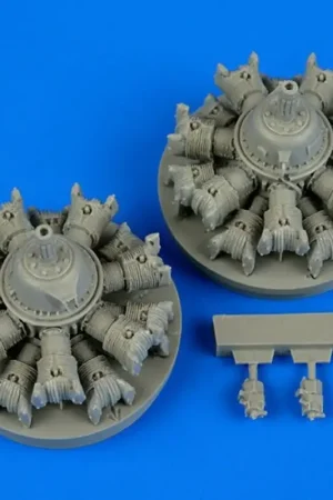 Douglas A-20 Havoc engines (designed to be used with AMT and Italeri kits)[A-20B A-20C A-20G A-20J] Bestel Nu