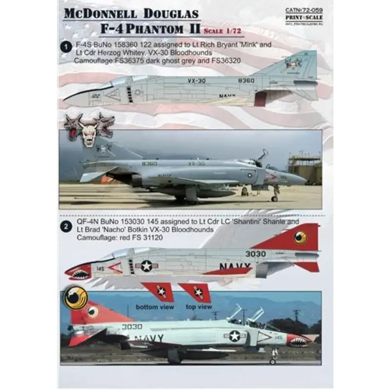 Koop Online Sticker US NAVY F-4 Phantom Mig Killers Part 2 Decal