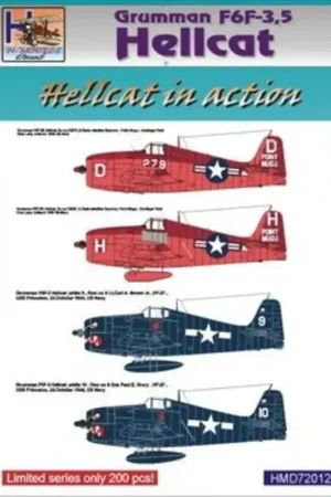 Finale Uitverkoop Sticker Grumman F6F-5 Hellcat In Action, Pt.2 Decal