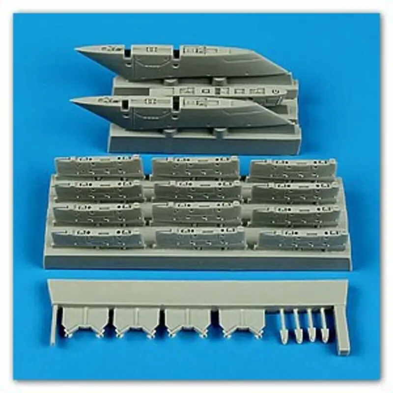 A-1H/A-1J Skyraider Douglas Skyraider pylons (designed to be used with Tamiya kits) 1/48 - Quickboost (by Aires) 4853 Merkproduct