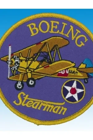 Patch Boeing Stearman Badge Beperkt Aanbod