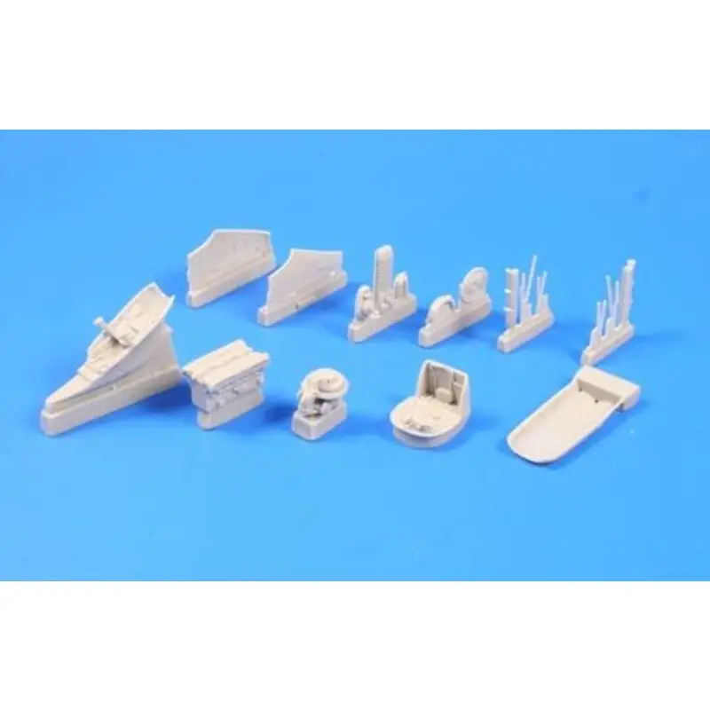 Flitsaanbieding Supermarine Spitfire Mk.Vb Tropical engine set (designed to be used with Tamiya kits) Contains full Rolls Royce Merlin engine in