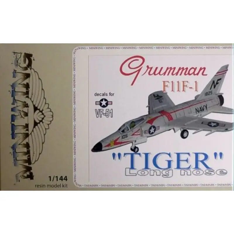 Grumman F-11F-1 Tiger long nose / VF-51 Schaalmodel Seizoensaanbieding