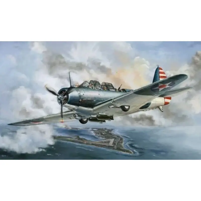Douglas TBD-1 ,Devastator,, VT-6 at Wake Island 1942 Schaalmodel Veilige Betaling