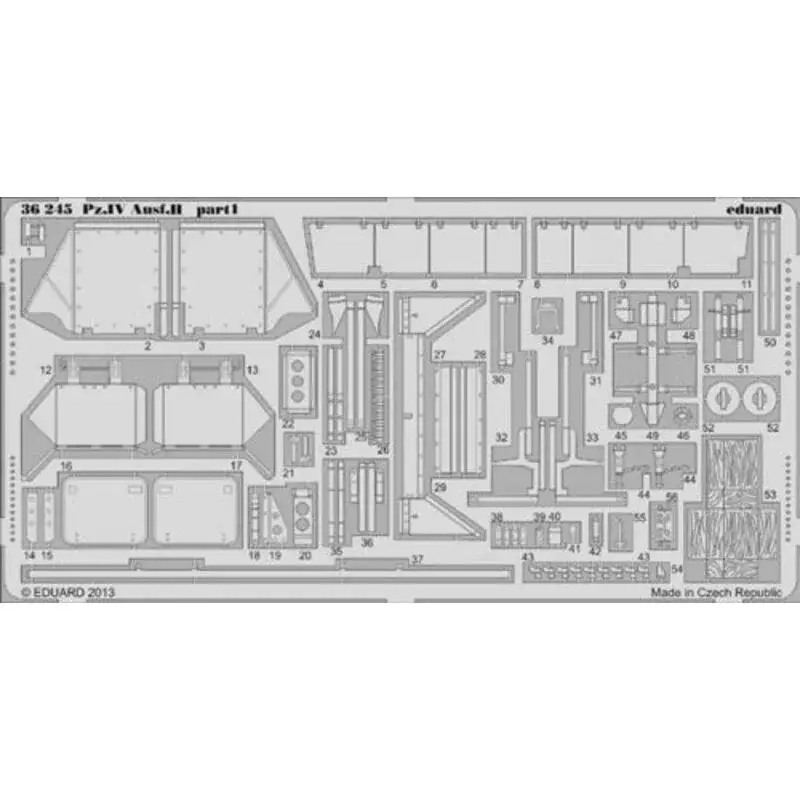 Pz.Kpfw.IV Ausf.H (designed to be used with Italeri kits) Accessoire Favoriet
