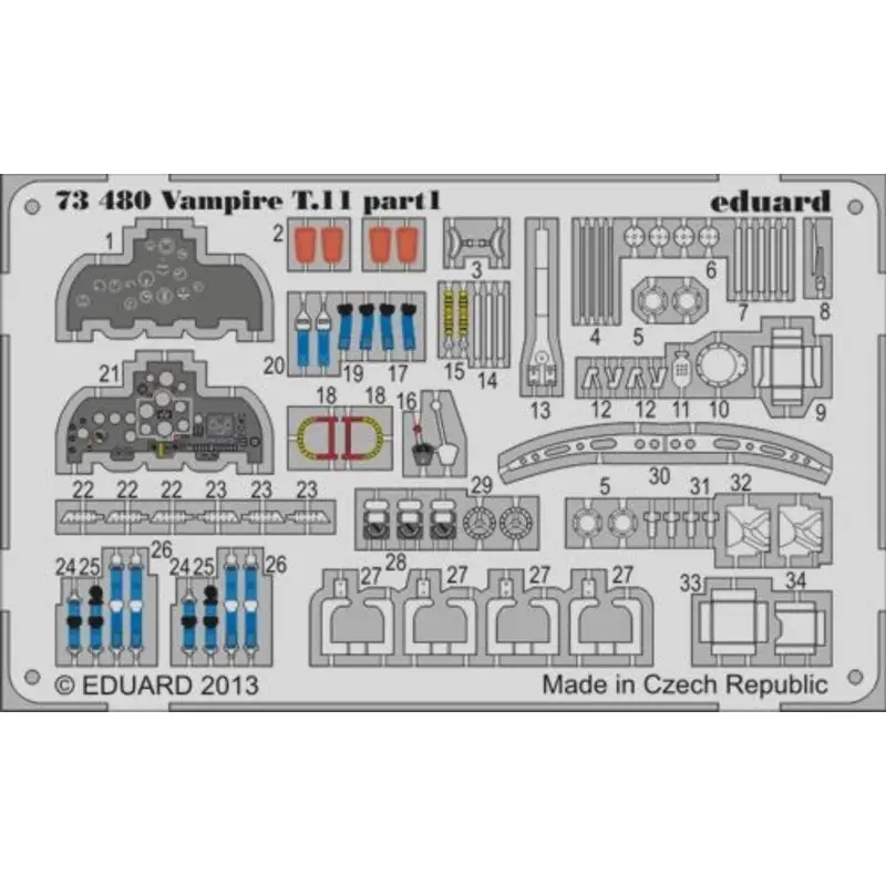 Flitsaanbieding de Havilland Vampire T.11 (designed to be used with Airfix kits) For June 2013 release.