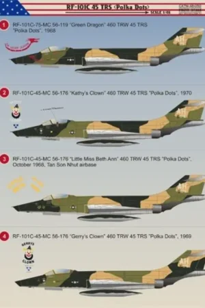 Korting Sticker McDonnell RF-101C Voodoo Decal