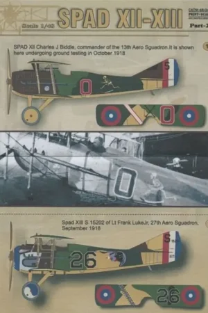 Gereduceerde Prijs Sticker Spad VII-XVII Part 2 Decal