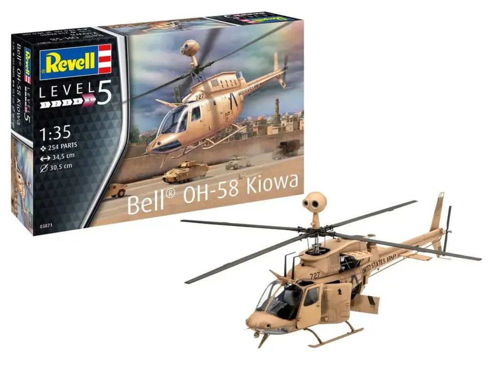 Gereduceerde Prijs Revell 1/35 Bell OH-58 Kiowa