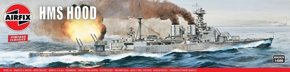 Airfix 1/600 HMS Hood Uitverkoop