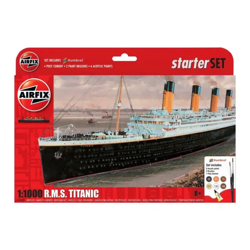 Airfix 1/1000 R.M.S. Titanic - Starter Set Goedkoop