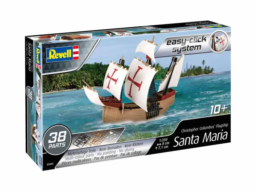 Revell 1/350 Christopher Columbus Flagship Santa Maria - Easy-Click Koop Vandaag