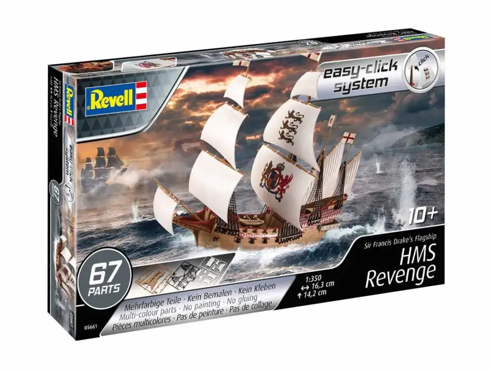 Weekendaanbieding Revell 1/350 HMS Revenge - Easy-Click