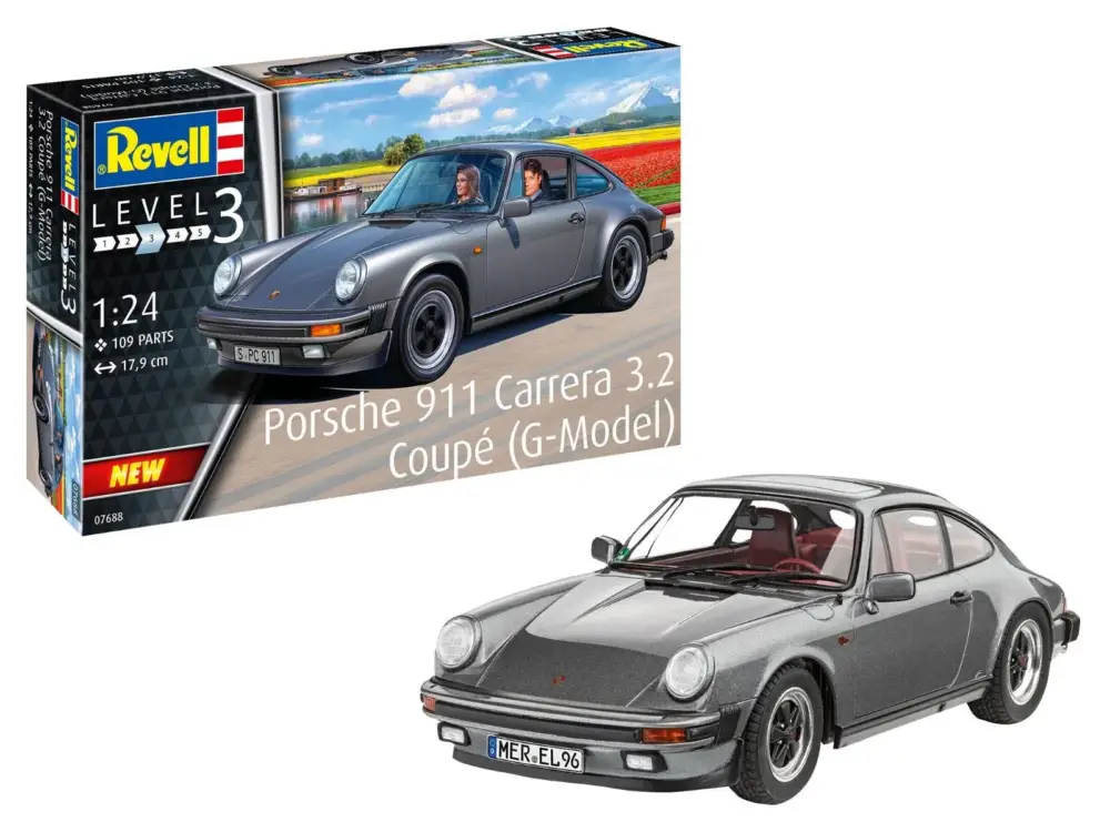 Revell 1/24 Porsche 911 Carrera 3.2 Coupé (G-model) Merkproduct