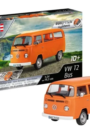 Laatste Kans Revell 1/24 VW T2 Bus (easy-click) Geschenkset
