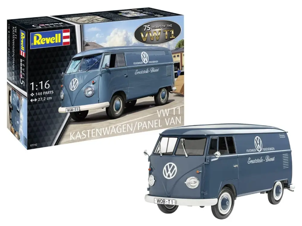 Revell 1/16 Volkswagen T1 Panel Van - 75 Years Of The VW T1 (07742) Betaalbaar