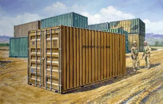 Italeri 1/35 20 Military Container Laatste Kans