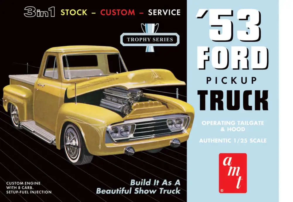 Betrouwbaar AMT 1/25 1953 Ford Pickup
