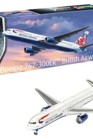 Gecertificeerd Revell 1/144 Boeing 767-300ER Britisch Airways