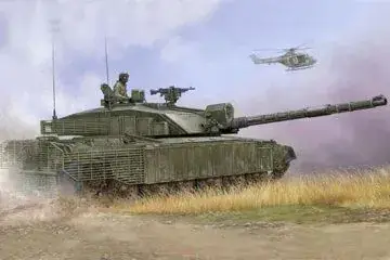 Trumpeter 1/35 British Challenger2 with Anti-Heat Fence Koopje