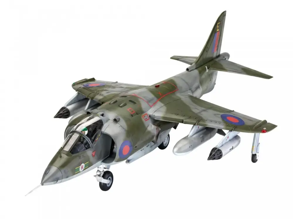 Revell 1/32 Harrier GR.1 50 Years - Model set Direct Beschikbaar