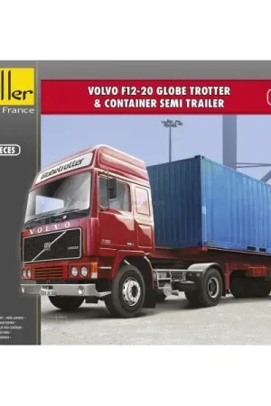 Bestel Nu Heller 1/32 Volvo F12-20 & Container Semi Trailer