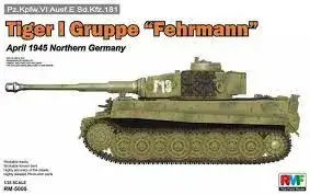 Exclusieve Aanbieding RYE Field Models 1/35 Tiger I Gruppe Fehrmann April 1945 Northern Germany