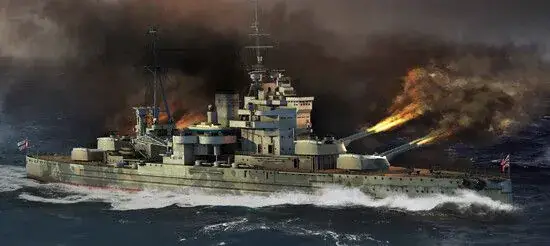 Weekendaanbieding Trumpeter 1/700 HMS Queen Elizabeth 1941