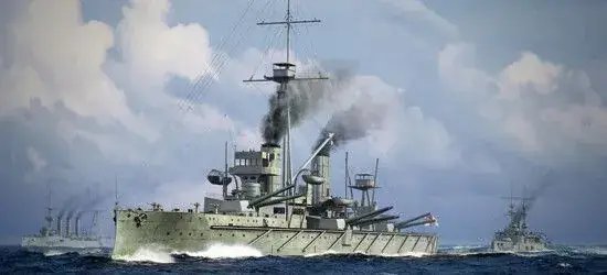 Trumpeter 1/700 HMS Dreadnought 1915 Laatste Versie