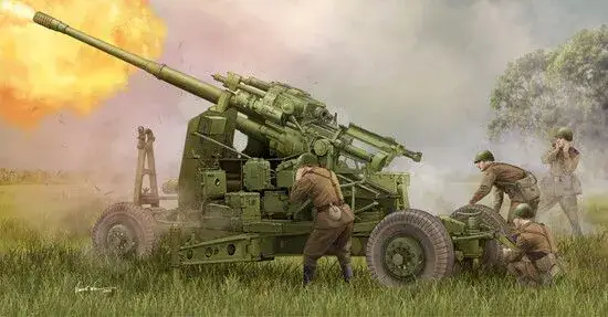 Trumpeter 1/35 Soviet 100mm Air Defense Gun KS-19M2 Bestseller