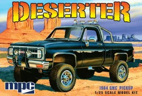 Aanbieding MPC 1984 GMC Pickup Black 1/25
